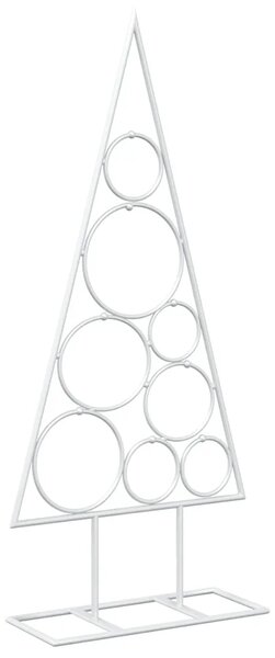 Metalna božićna jelka KUOPIO 60 cm Čelik Bijela - 60 cm Bijela