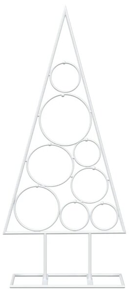 Metalna božićna jelka KUOPIO 60 cm Čelik Bijela - 60 cm Bijela
