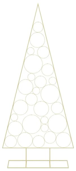 Metalna božićna jelka KUOPIO 210 cm Čelik Zlatno - 210 cm Zlatno