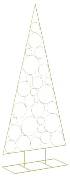 Metalna božićna jelka KUOPIO 210 cm Čelik Zlatno - 210 cm Zlatno