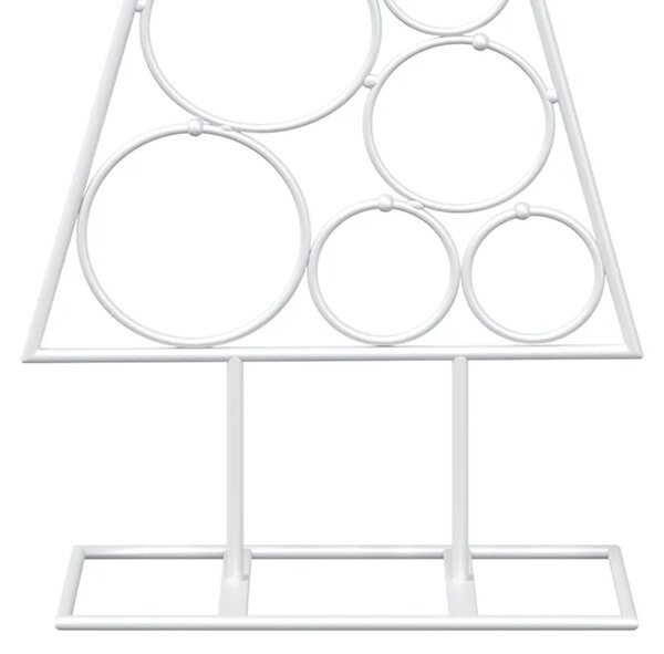 Metalna božićna jelka KUOPIO 60 cm Čelik Bijela - 60 cm Bijela