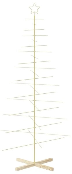 Metalna božićna jelka KUOPIO 210 cm Čelik Zlatno - 210 cm Zlatno bez LED svjetala