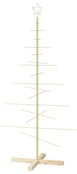 Metalna božićna jelka KUOPIO 150 cm Čelik Zlatno - 150 cm Zlatno bez LED svjetala
