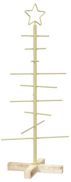 Metalna božićna jelka KUOPIO 90 cm Čelik Zlatno - 90 cm Zlatno bez LED svjetala