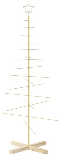 Metalna božićna jelka KUOPIO 150 cm Čelik Zlatno - 150 cm Zlatno bez LED svjetala