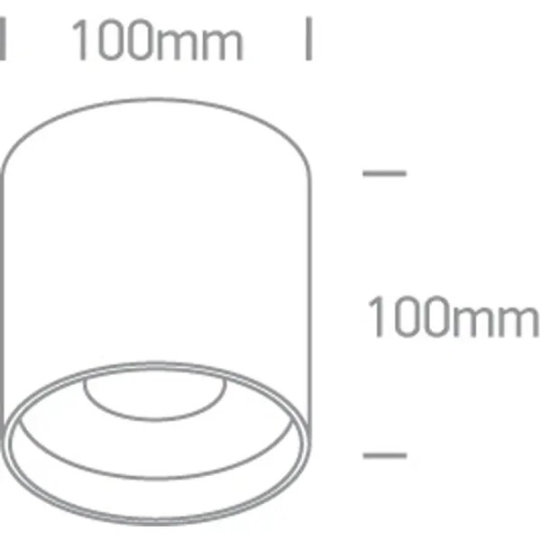 STROPNA BIJELA LED SVJETILJKA 22W CCT IP20 230V 1760lm DM12122C/W/V