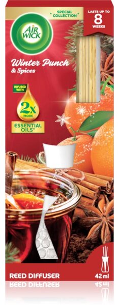 Air Wick Winter Punch&Spices aroma difuzer s punjenjem 42 kom