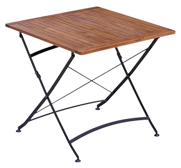 Sunfun Moni Balkonski stol (D x Š x V: 75 x 75 x 75 cm, Akacija, Preklopno, Kutno, Natur)