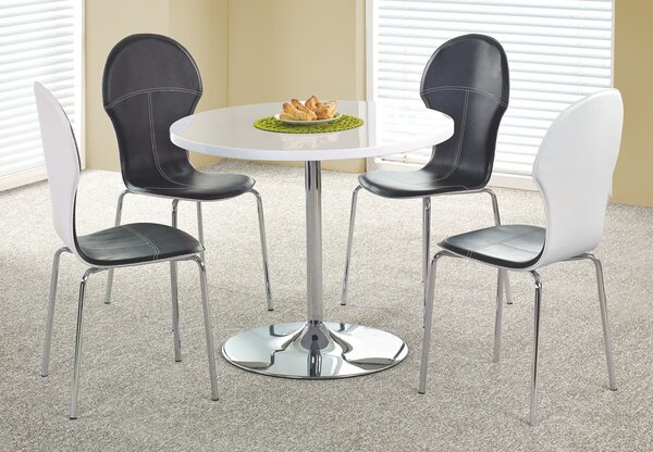 Zondo Blagovaonski stol Onie (za 4 osobe) (bijela + krom). 769024