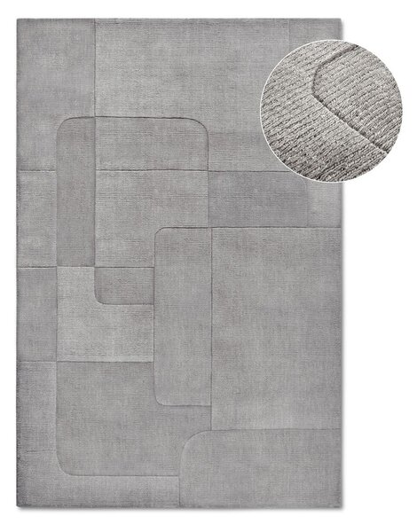 Sivi ručno rađen vuneni tepih 120x170 cm Charlotte – Villeroy&Boch