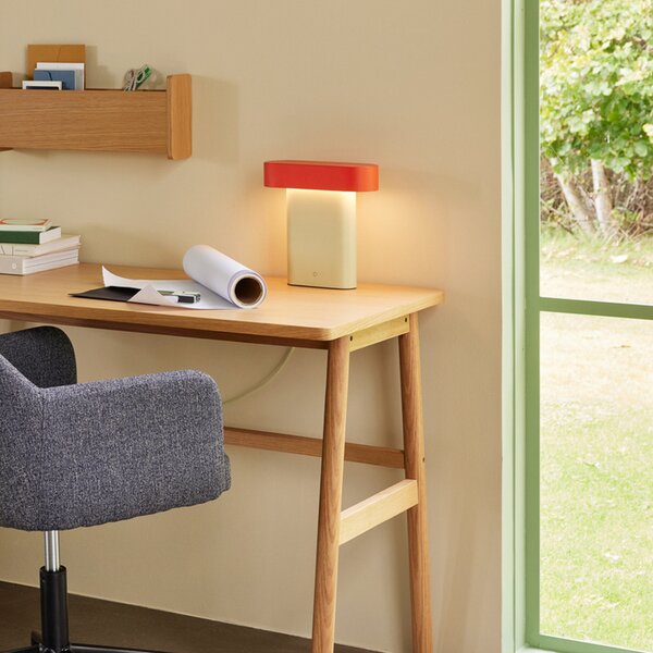 Stolne Lampa Hübsch, Sleek, prigušiv, Zelena, Dnevna soba, Metal, Dizajn