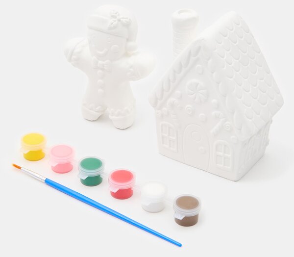 Sinsay - DIY set za bojanje gipsanih figurica: medenjak i kućica