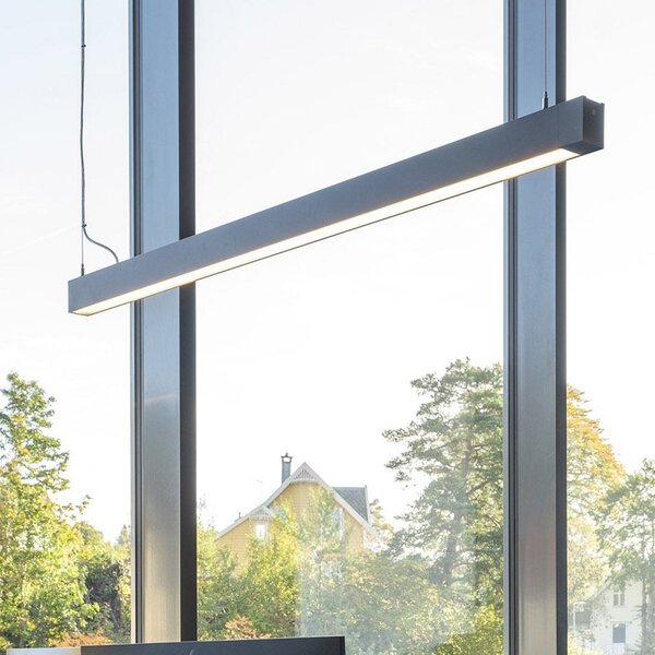 The Light Group SLC CLICK LED svjetlosna traka, crna, 112 cm, CCT, DALI, IP20, prigušiva, Crno, Dnevni boravak/blagovaonica, Aluminij