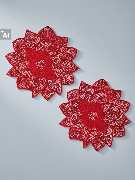 Sinsay - Božićni podmetači za stol u obliku božićne zvijezde 2 pack