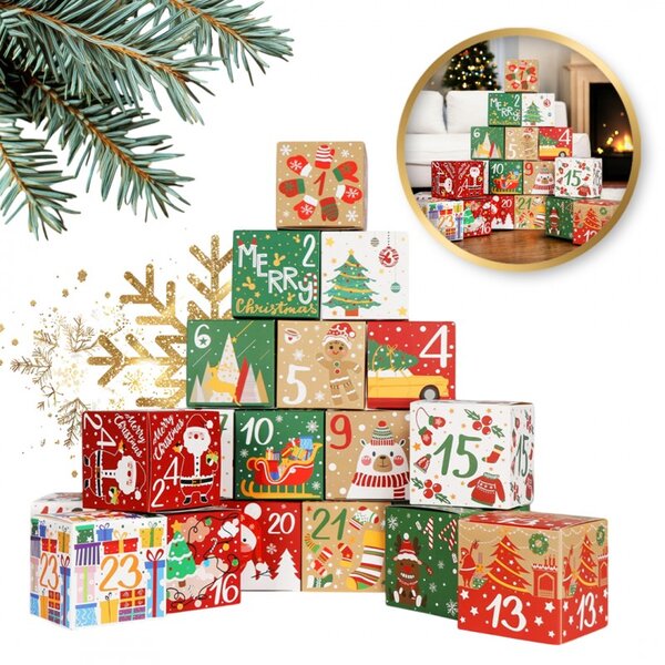 Adventski kalendar BOXMAS DIY, 24 kutijica