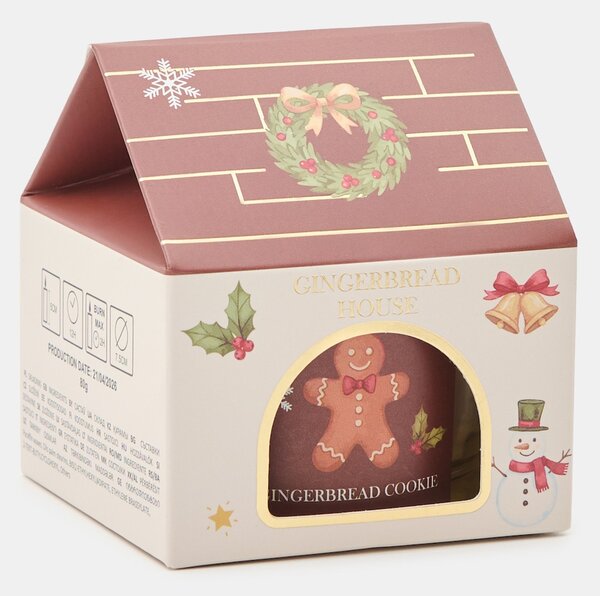 Sinsay - Božićna mirisna svijeća s printom medenjaka Gingerbread