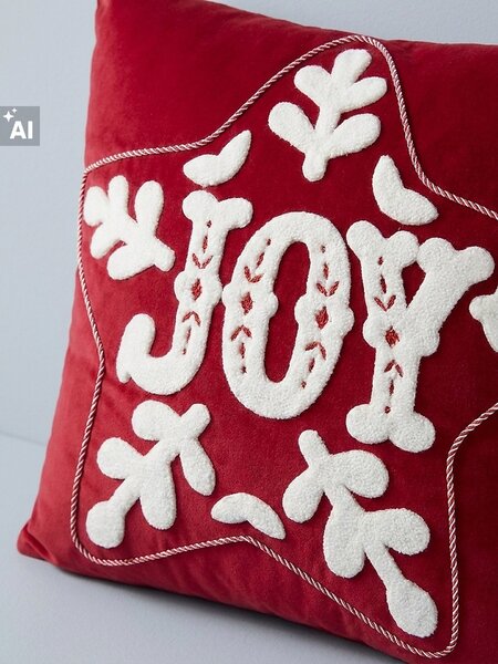 Sinsay - Božićna dekorativna jastučnica s natpisom Joy