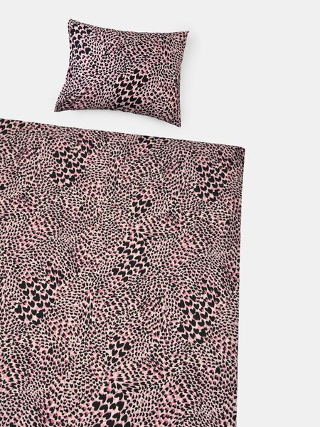 Sinsay - Set posteljine s motivom srca u leopard uzorku