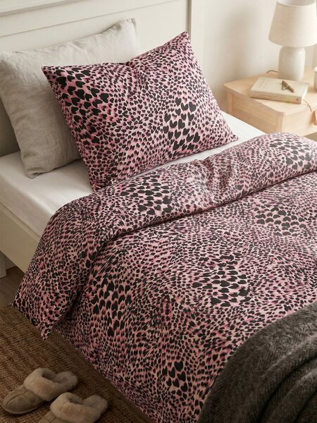 Sinsay - Set posteljine s motivom srca u leopard uzorku