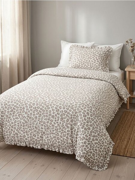 Sinsay - Set posteljine s leopard uzorkom i volanima