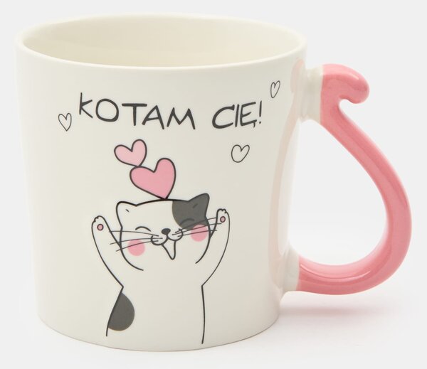Sinsay - Šalica s mačjim motivom i natpisom