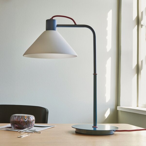 Stolne Lampa Hübsch, Spot, Plava, Dnevna soba, Metal, Dizajn