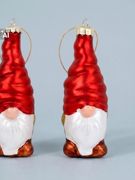 Sinsay - Božićne kuglice u obliku patuljaka 2 pack