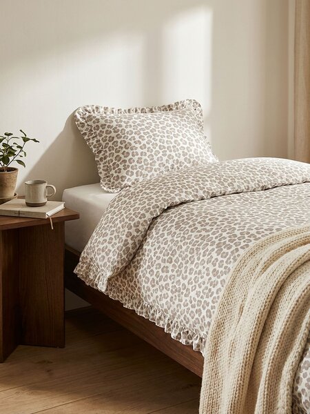Sinsay - Set posteljine s leopard uzorkom i volanima