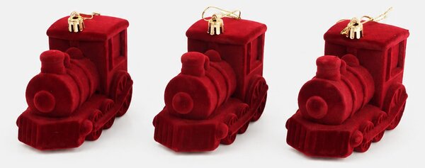 Sinsay - Božićne kuglice u obliku lokomotive 3 pack