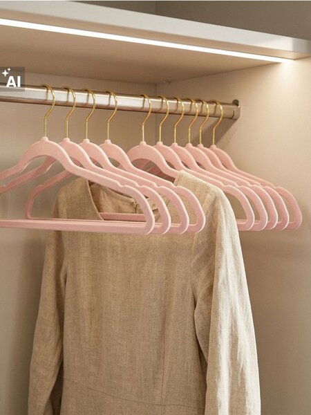 Sinsay - Vješalice s baršunastom završnom obradom 10 pack