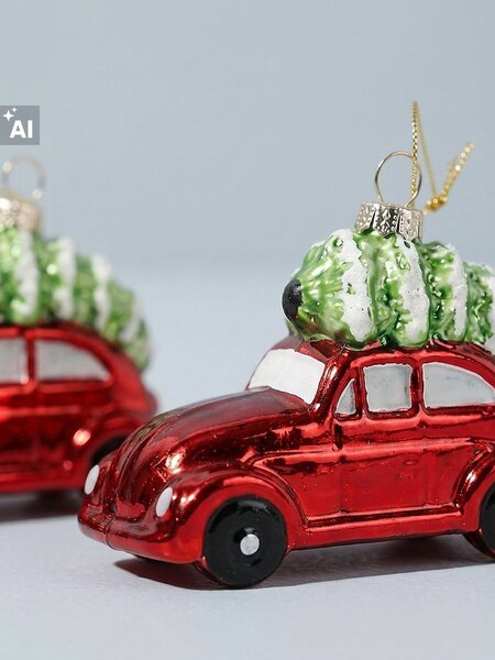 Sinsay - Božićne kuglice u obliku automobila 2 pack