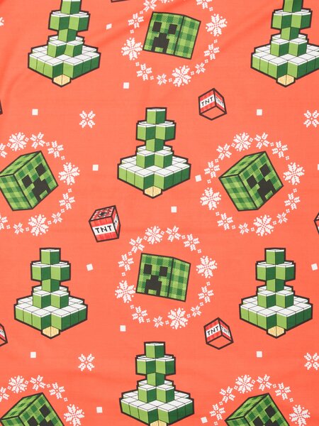 Sinsay - Komplet dječje pamučne posteljine s božićnim motivom Minecraft