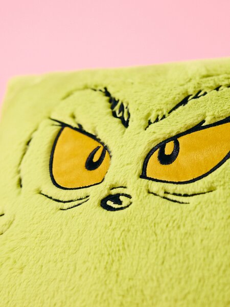 Sinsay - Krzneni ukrasni jastuk s božićnim motivom Grinch