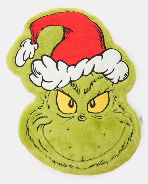 Sinsay - Krzneni ukrasni jastuk s božićnim motivom Grinch