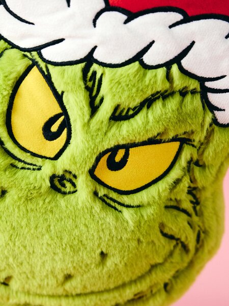 Sinsay - Krzneni ukrasni jastuk s božićnim motivom Grinch