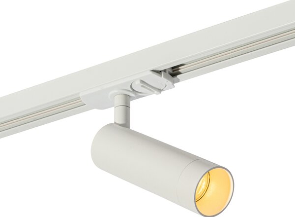 Moderni bijeli reflektor za 1-fazni sustav tračnica 35 mm - Iconic Jeana Luxe