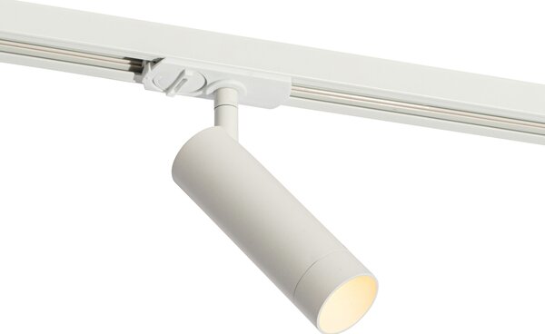 Moderni bijeli reflektor za 1-fazni sustav tračnica 35 mm - Iconic Jeana Luxe