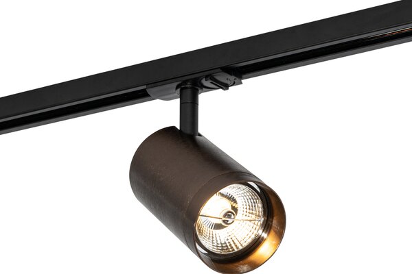 Moderni reflektor tamno brončane boje za sustav tračnica 1-fazni 70 mm - Iconic Jeana Luxe