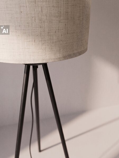 Sinsay - Podna lampa na tronošcu s cilindričnim sjenilom