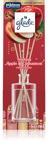 GLADE Twinkling Apple & Cinnamon aroma difuzer s punjenjem 50 ml