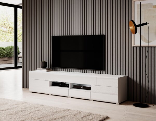 TV stolić Tamie Tip 40 (bijela + bijeli sjaj)