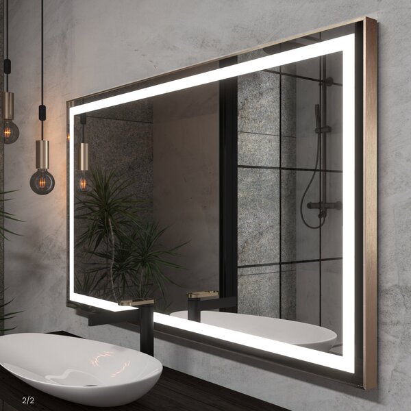 Ogledalo s LED rasvjetom F2