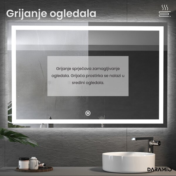 Ogledalo s LED rasvjetom F2