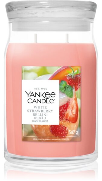 Yankee Candle White Strawberry Bellini mirisna svijeća 567 g