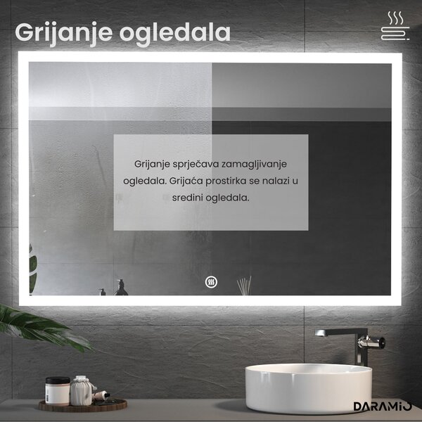 Ogledalo s LED rasvjetom F1