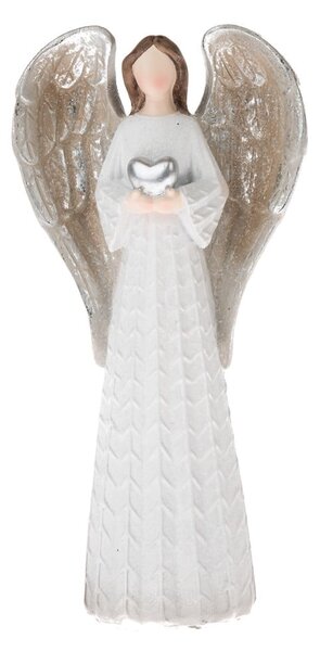 Figurica anđela sa srcem Dakls, visina 19,5 cm