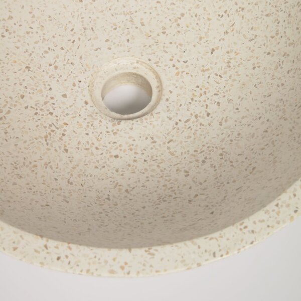 Umivaonik terrazzo Kave Home Sunday, ø 40 cm
