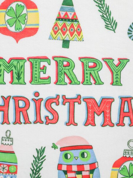 Sinsay - Božićni kupaonski tepih s natpisom Merry Christmas i božićnim motivima