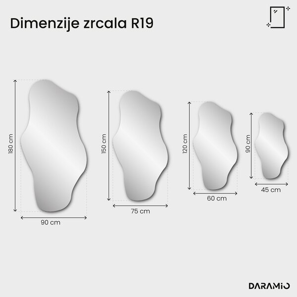 Ogledalo Pure s fazetom R19