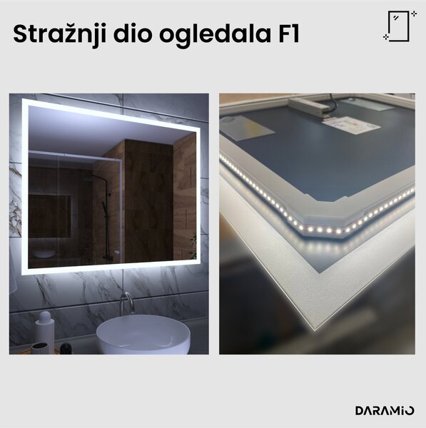 Ogledalo s LED rasvjetom F1